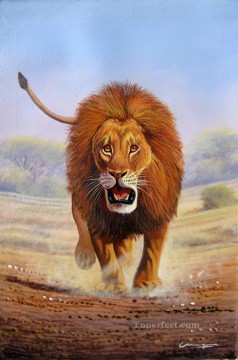  lion künstler - Mugwe Advancing Lion aus Afrika